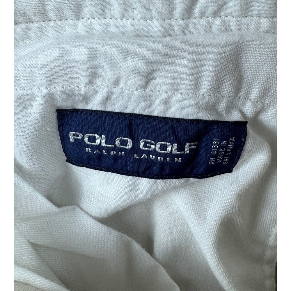 Polo Golf Ralph Lauren Mens Navy Blue Cotton Twill Stretch Pants 36x34 Straight - Picture 14 of 15